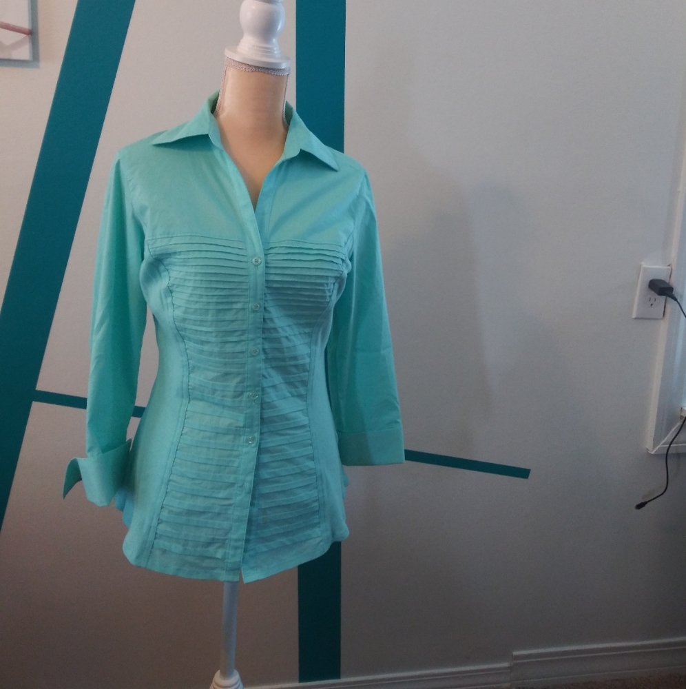 Turquoise shirt. Like new